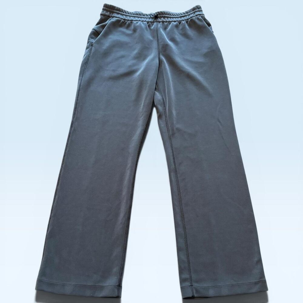 Lululemon Pants Women 10 Blue Gray Straight Leg Sweatpants Elastic Waist Pockets